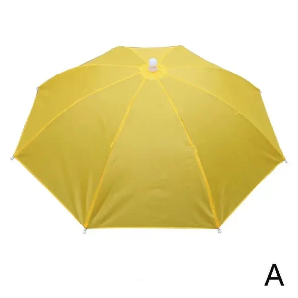 Portable Rain Umbrella Hat Foldable Outdoor Fishing Sunshade Waterproof Camping Headwear Beach Head Hats Fishing Hat 50/55/69CM - Image 7