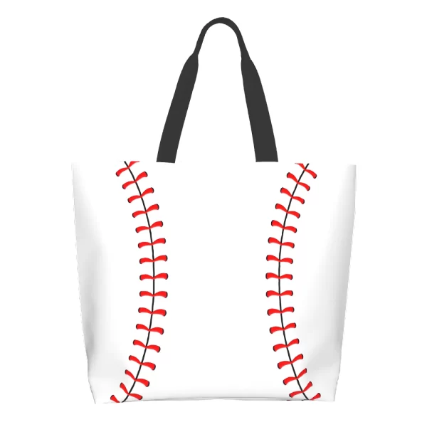 Baseball Extra Large Grocery Bag Reusable Tote Bag