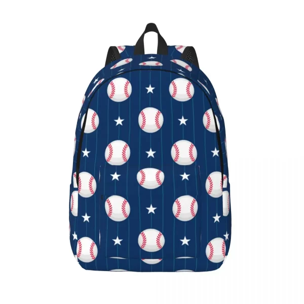 Baseball Theme Design Backpack for Boy Girl Kids Student School Bookbag Baseballs Daypack Kindergarten Primary Bag Sports