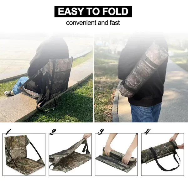 Stadium Seats For Bleachers Folding Stadium Seat Bleacher Chair Portable Outdoor Anti-Dirty Mat Stadium Moisture-proof Mat For - Image 9