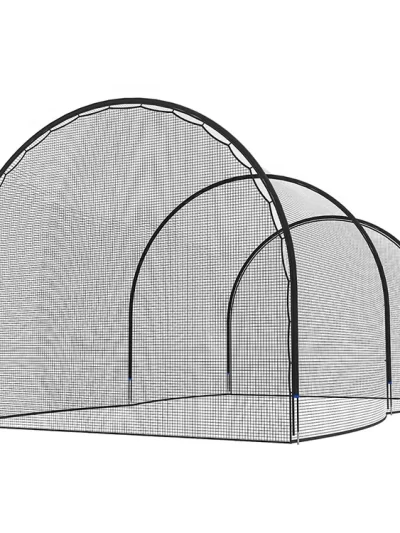 Baseball Softball Hitting Cage and Frame Backyard Training Equipment Freestanding Portable Batting Cage Pitching Practice Net