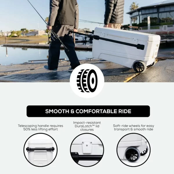 Igloo 110qt Sportsman Cooler Freight Free Box Camping Portable Camp Cooking Supplies Hiking Sports Entertainment - Image 2