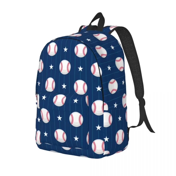 Baseball Theme Design Backpack for Boy Girl Kids Student School Bookbag Baseballs Daypack Kindergarten Primary Bag Sports - Image 2
