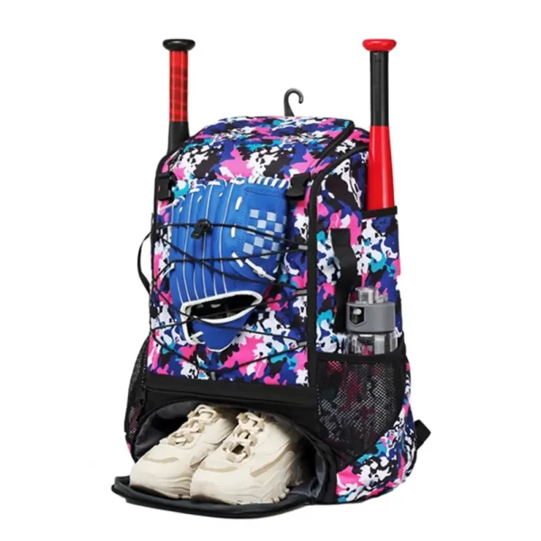 Spacious Baseball Equipment Bag with Shoe Compartment Durable Oxford Cloth for Sports for Athletes - Image 7