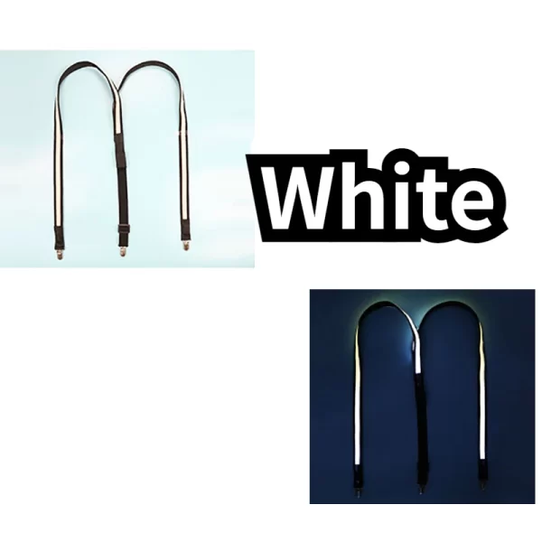 Light Up Men's Led Suspenders Bow Tie Perfect For Music Suspenders Illuminated Led Festival Costume Party - Image 23