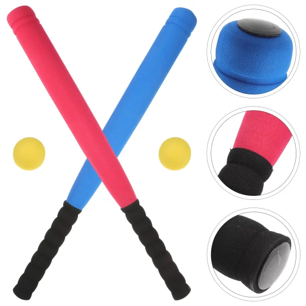 Foam Baseball Set Toys Baseball Bat Kit Kids Educational Toys Sponge Baseball Bat Indoor Baseball Bat 3 Year Old - Image 3