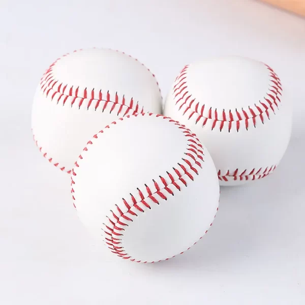 3pcs Set of Softball and Hardball Handmade Baseballs