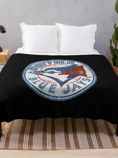 Buffalo Blue Jays Baseball Throw Blanket Single Blanket