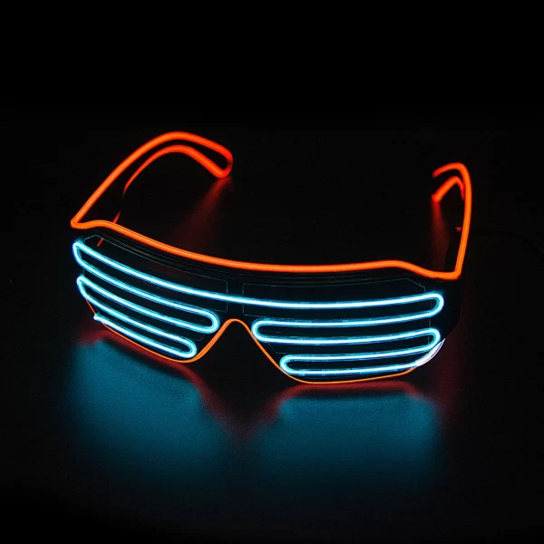 Glowing Glasses LED Gafas Luminous Bril Neon Christmas Glow Sunglasses Flashing Light Glass for Party Supplies Prop Costumes New - Image 2