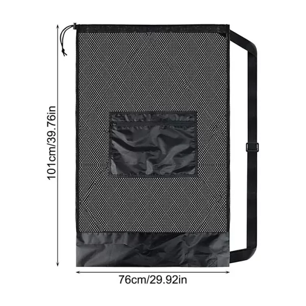 Ball Bag Large Drawstring Baseball Adjustable Strap - Image 6