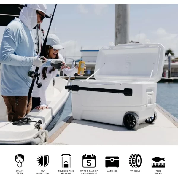 Igloo 110qt Sportsman Cooler Freight Free Box Camping Portable Camp Cooking Supplies Hiking Sports Entertainment - Image 3