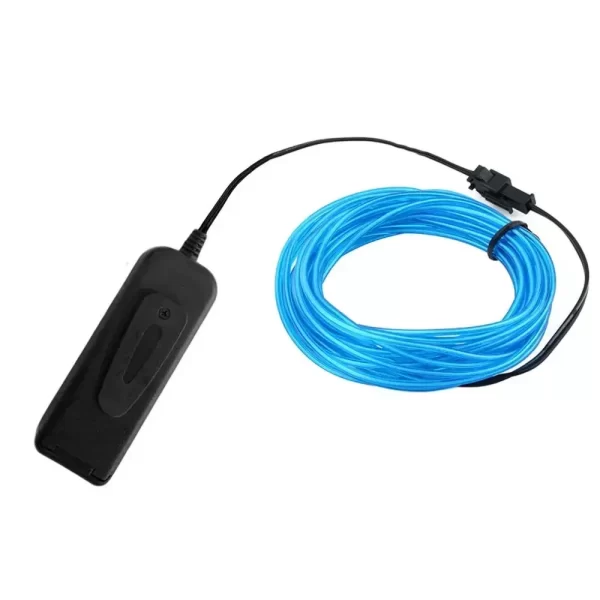 Glow EL Wire Cable LED Neon Christmas Dance Party DIY Costumes Clothing Luminous Car Light Decoration Clothes Ball Rave 1m/3m/5m - Image 12