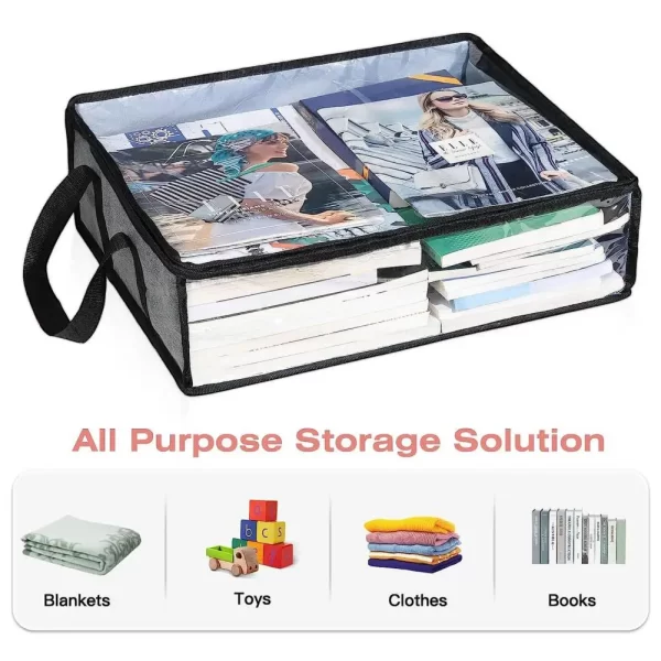 Hat Storage Bag Baseball Cap Storage Solutions Capacity Hat Organizer Bags with Sturdy Handles for Home Travel Holds Up to 40 - Image 4