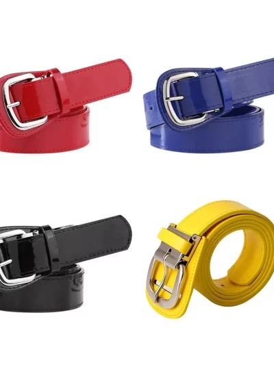 Pu Leather Unisex Baseball Belt