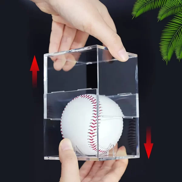 Quality Acrylic No. 9 Baseball Box Display Transparent Case For Souvenir Storage Box Holder Uv Protection Dust - Image 6