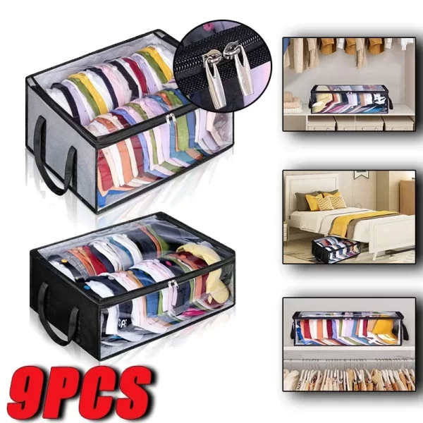 9PCS Baseball Hat Organizer with HandleLarge Capacity Hat Organizer Holds Up To 40 Hats Closet Organizer