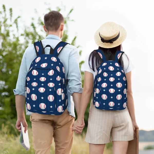 Baseball Theme Design Backpack for Boy Girl Kids Student School Bookbag Baseballs Daypack Kindergarten Primary Bag Sports - Image 6