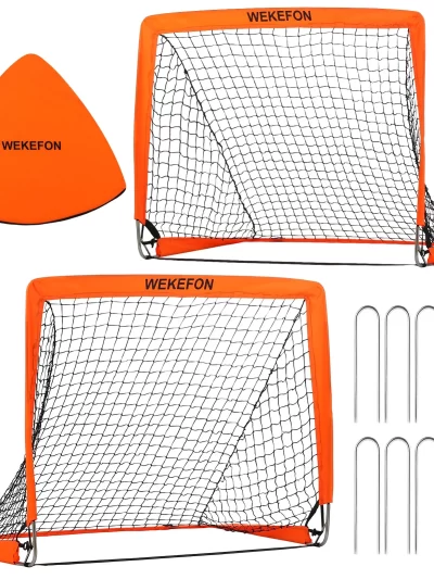 Soccer Goal Kids Soccer Net for Backyard Set of 2