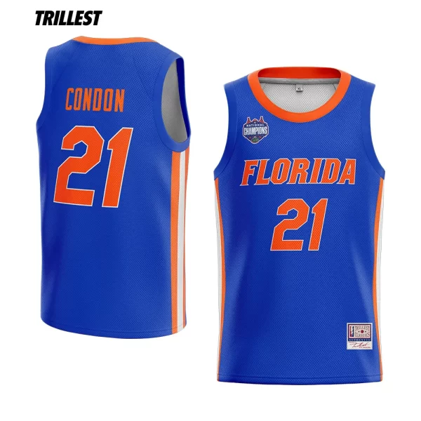 Trillest 2025 National Champions Florida Walter Clayton Jr. Jersey - Image 4