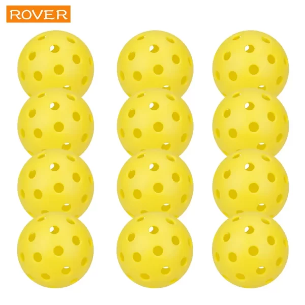 Pickleball 74MM Durable 40 Holes Outdoor 6/12/24Pcs Pickleballs 26g Outdoor for Competition pickleball Packs of Pickleballs - Image 2