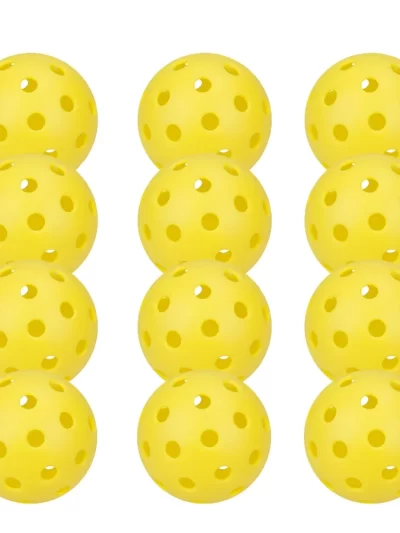 Pickleball 74MM Durable 40 Holes Outdoor 6/12/24Pcs Pickleballs 26g Outdoor for Competition pickleball Packs of Pickleballs