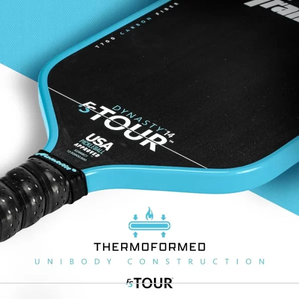 Franklin Sports Pro Pickleball Paddles - FS Tour Series Raw Carbon Fiber T700 - Image 3