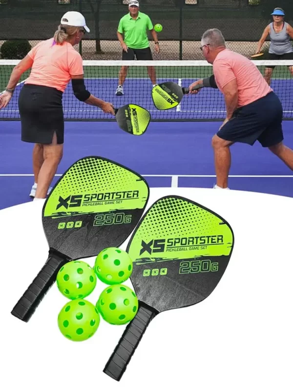 Pickleball ​Paddle Set With 4 Balls for Children - Image 2