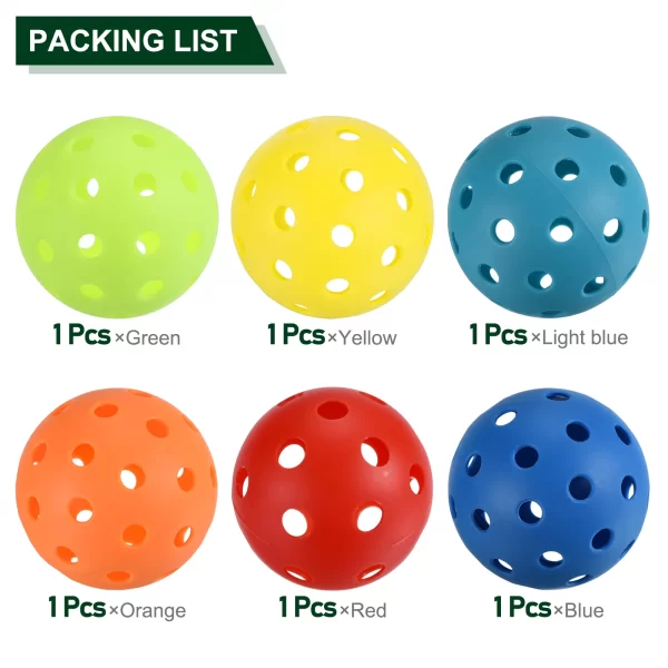 6 Pack Pickleball Balls for Amateurs - Image 5