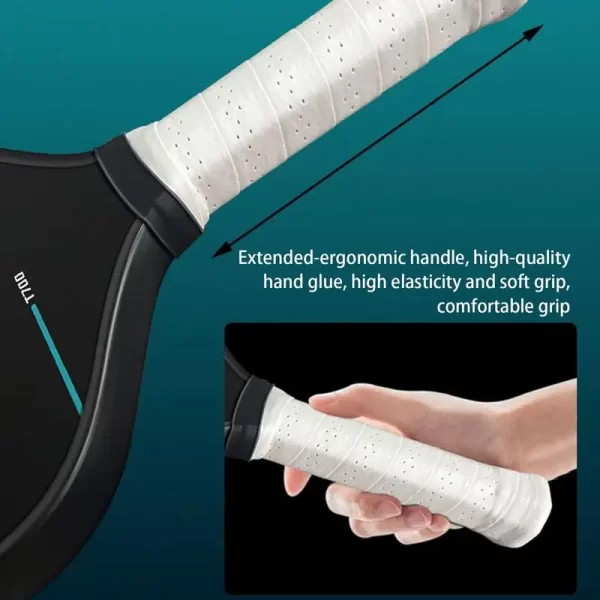 Lightweight Textured Carbon Fiber Pickleball Paddles - Image 5