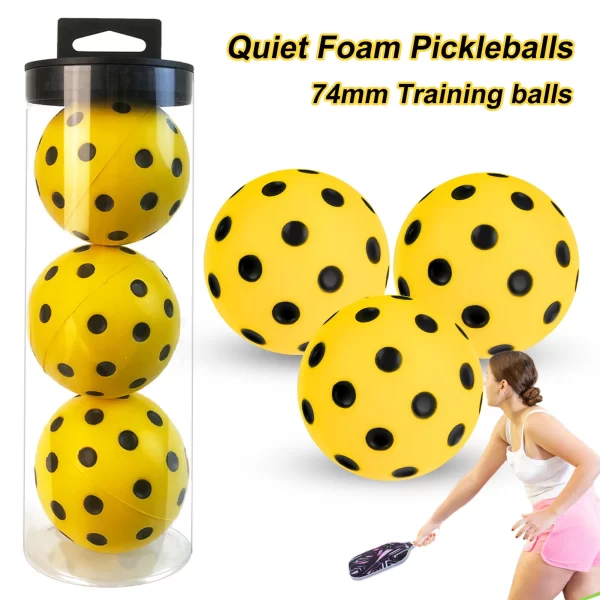 Quiet Foam Pickleballs 3 Pack - Image 2