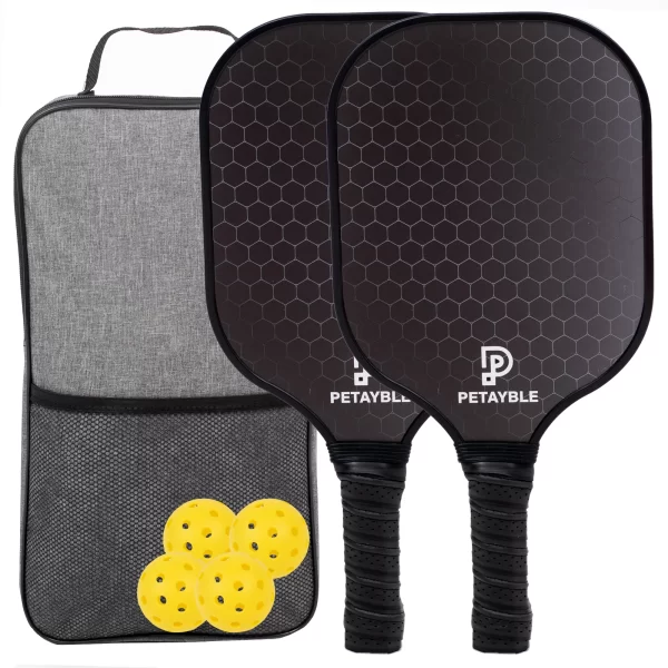 Fiberglass Surface Pickleball Paddle Set - Image 2