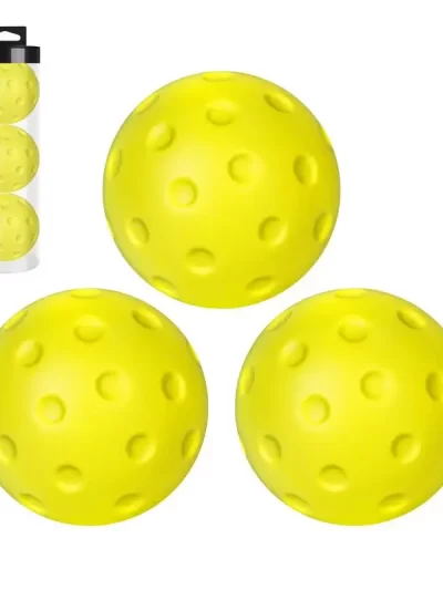 Quiet Foam Pickleballs for Indoor or Outdoor Practice