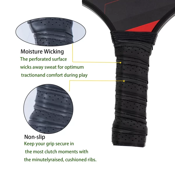 Fiberglass Surface Pickleball Paddle Set - Image 6