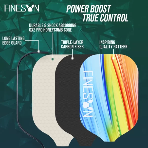 Finesun Pickleball Paddles Set - Image 3