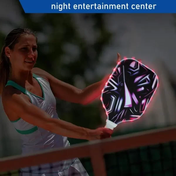 Fiberglass LED Pickleball Paddle - Image 3
