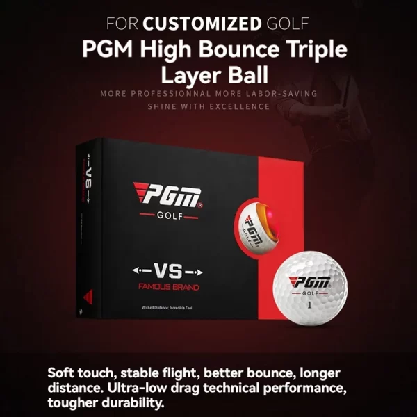 12 Pcs PGM Three-layer Match Balls - Image 6