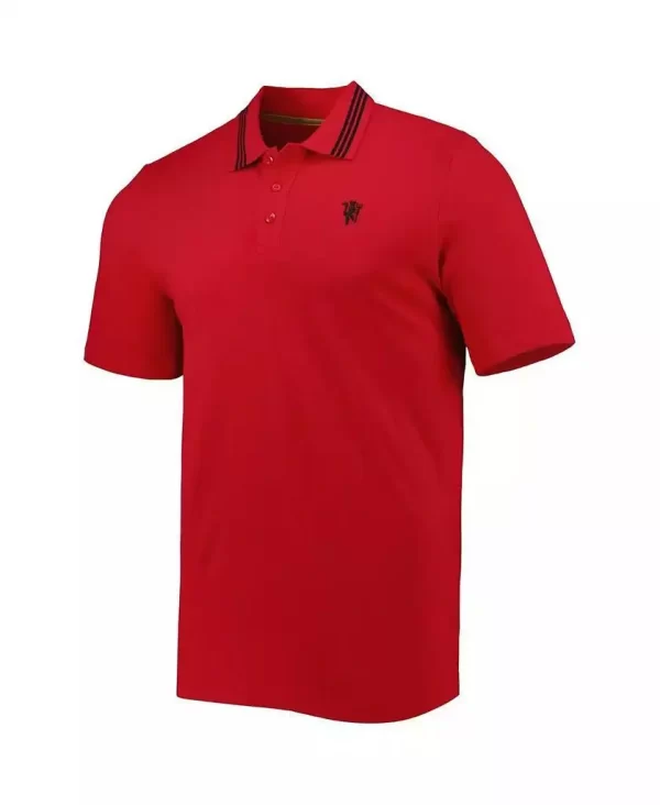 Adidas Men's Red Golf Polo Shirt - Image 3