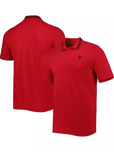 Adidas Men's Red Golf Polo Shirt