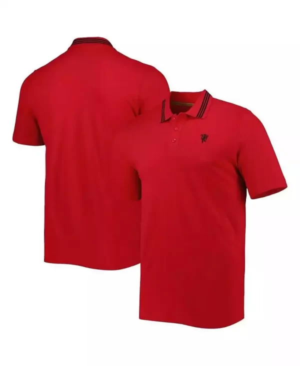 Adidas Men's Red Golf Polo Shirt
