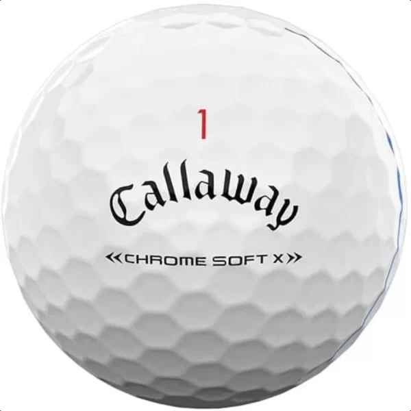 Callaway Golf Chrome Soft X Golf Balls Triple Track (Yellow - Image 3
