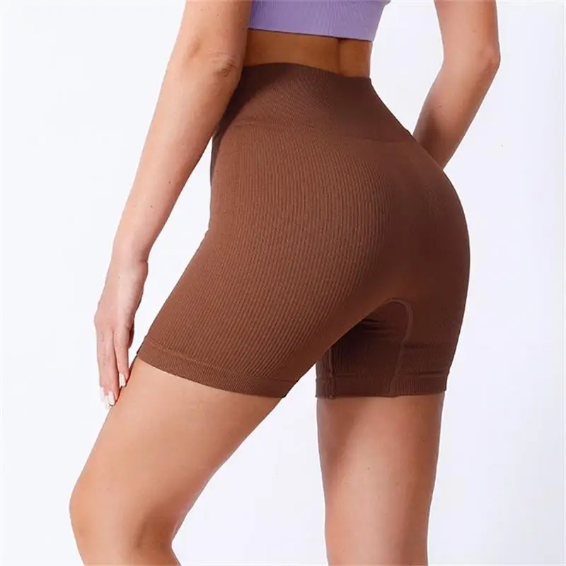High-waisted Yoga Shorts For Women - Image 3