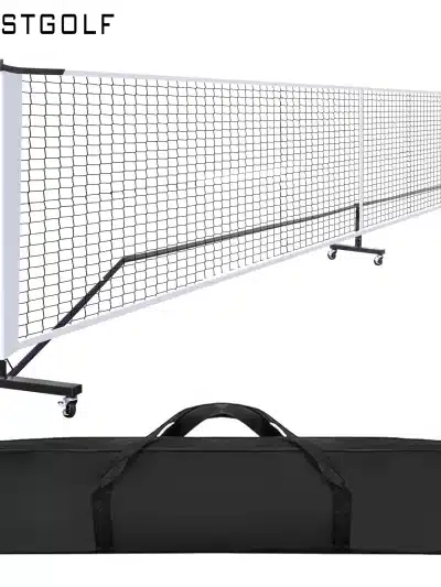 22 FT Pickleball Net on Wheels with Carrying Bag