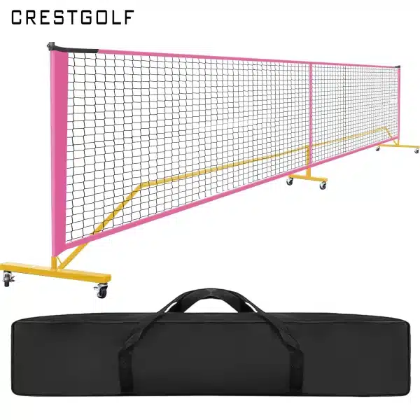 22 FT Pickleball Net on Wheels with Carrying Bag - Image 8