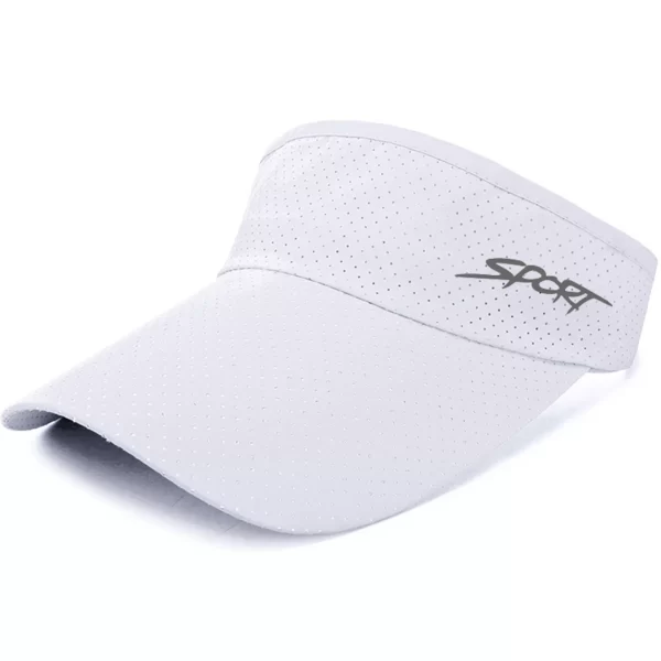 2-for-1 Black and White Quick Dry Visors - Image 2