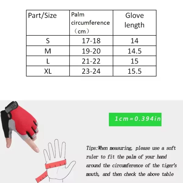 Breathable Anti-Slip Half Finger Gloves - Image 5