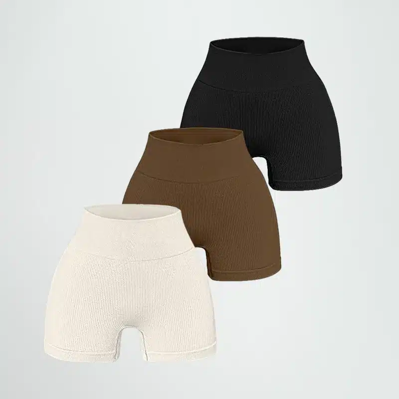 High-waisted Yoga Shorts For Women - Image 2
