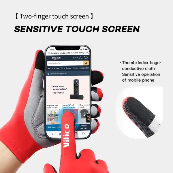 Gel Sports Full Finger Gloves - Image 2