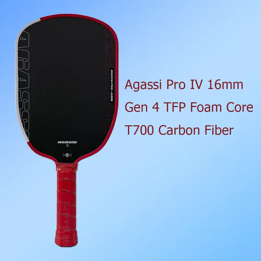 Agassi Pro IV 16mm Pickleball Paddle - Image 2