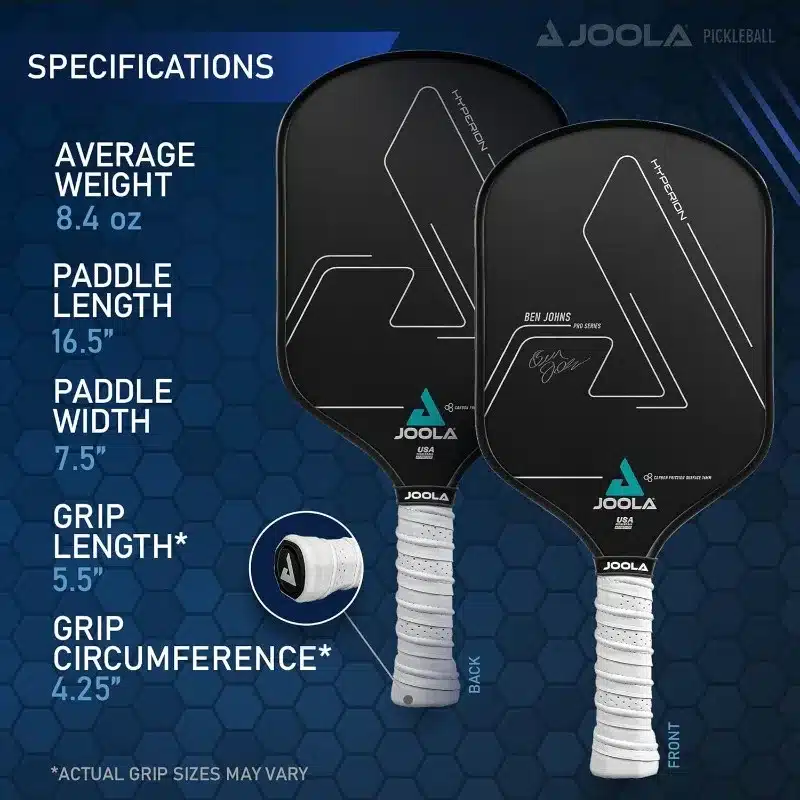 JOOLA Ben Johns Hyperion Pickleball Paddle - Image 5