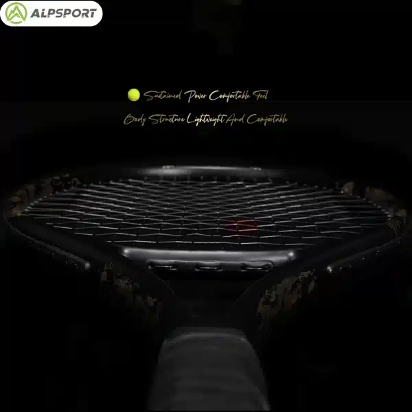 ALPSPORT JL 27-inch strong and durable 4 3/8-inch grip carbon fiber tennis racket - Image 5